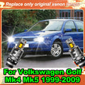 LED Headlight HID Canbus 1:1 Xenon Bulb 50000LM For Volkswagen Golf Mk4 Mk5 1999-2009 2003