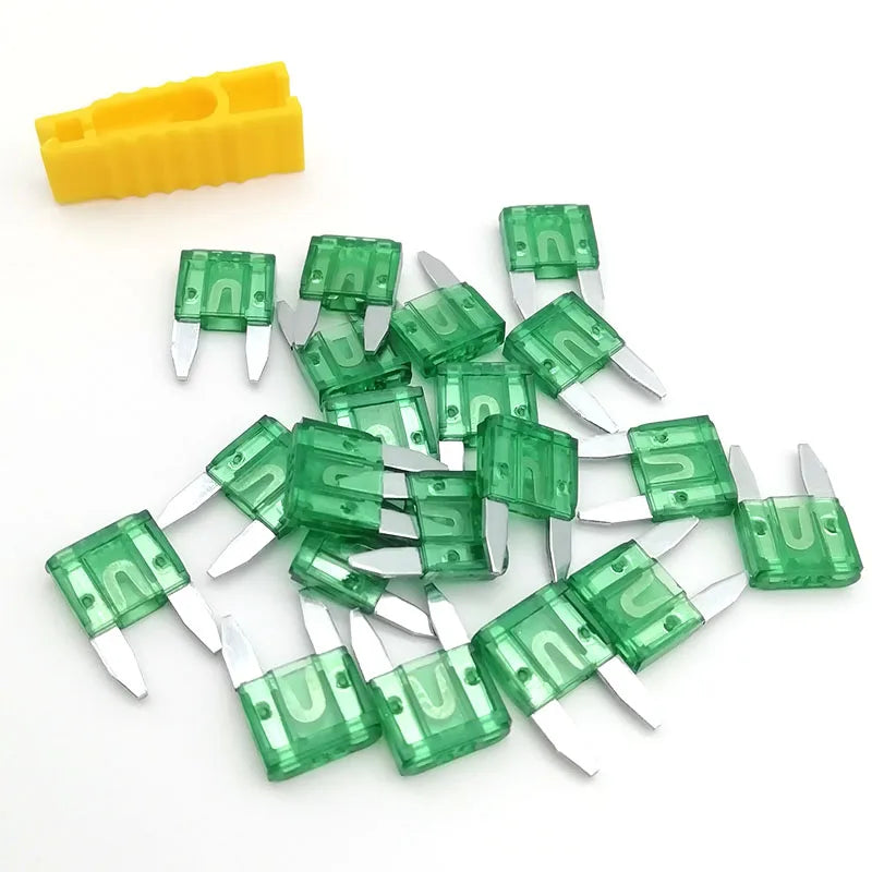 Car Small Size Standard Low Profile Blade Fuses 5/7.5/10/15/20/25/30 AMP
