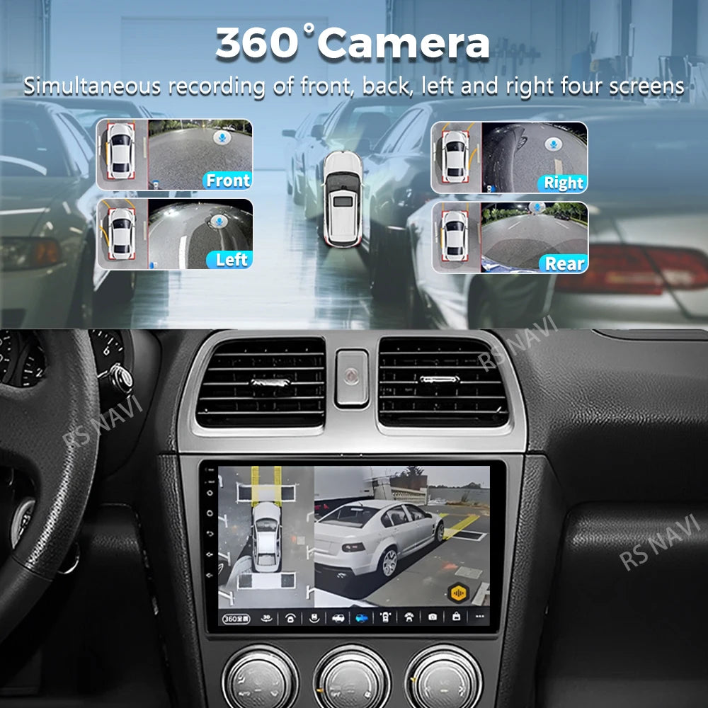 Android 16 For Subaru Impreza WRX 2003 - 2007 2K QLED Android Car Radio Multimedia Video P
