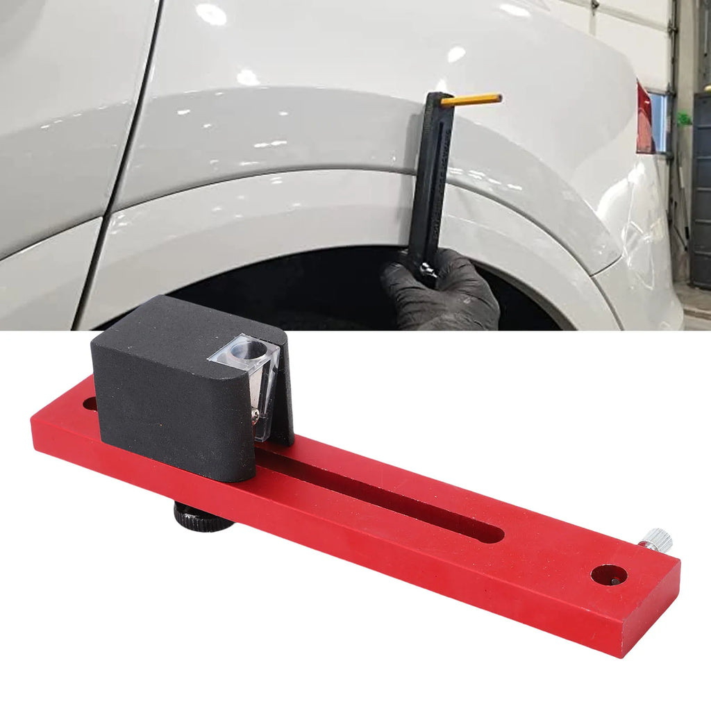 Car Body Line Marker Tool 110mm Adjustable Wheel Arch Scriber for Automobile Dent Repair Wheel A - Automotive LED Light