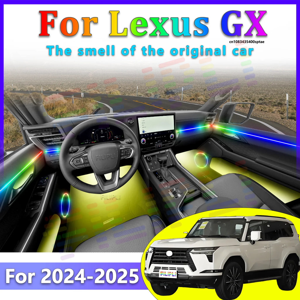 64 Color - Ambient Light - for Lexus - App Control - Car Interior Lighting | AUTOKITSHOP