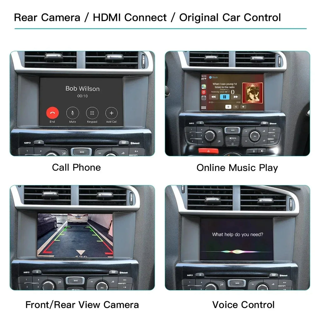 Wireless Carplay Android Auto For Peugeot Citroen SMEG Picasso C4 C5 DS4 DS3 308 508 208 3 | AUTOKITSHOP