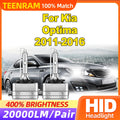HID Xenon Headlamp Bulbs 20000LM 35W LED Headlights 6000K White 12V Xenon Lamps For Kia Op