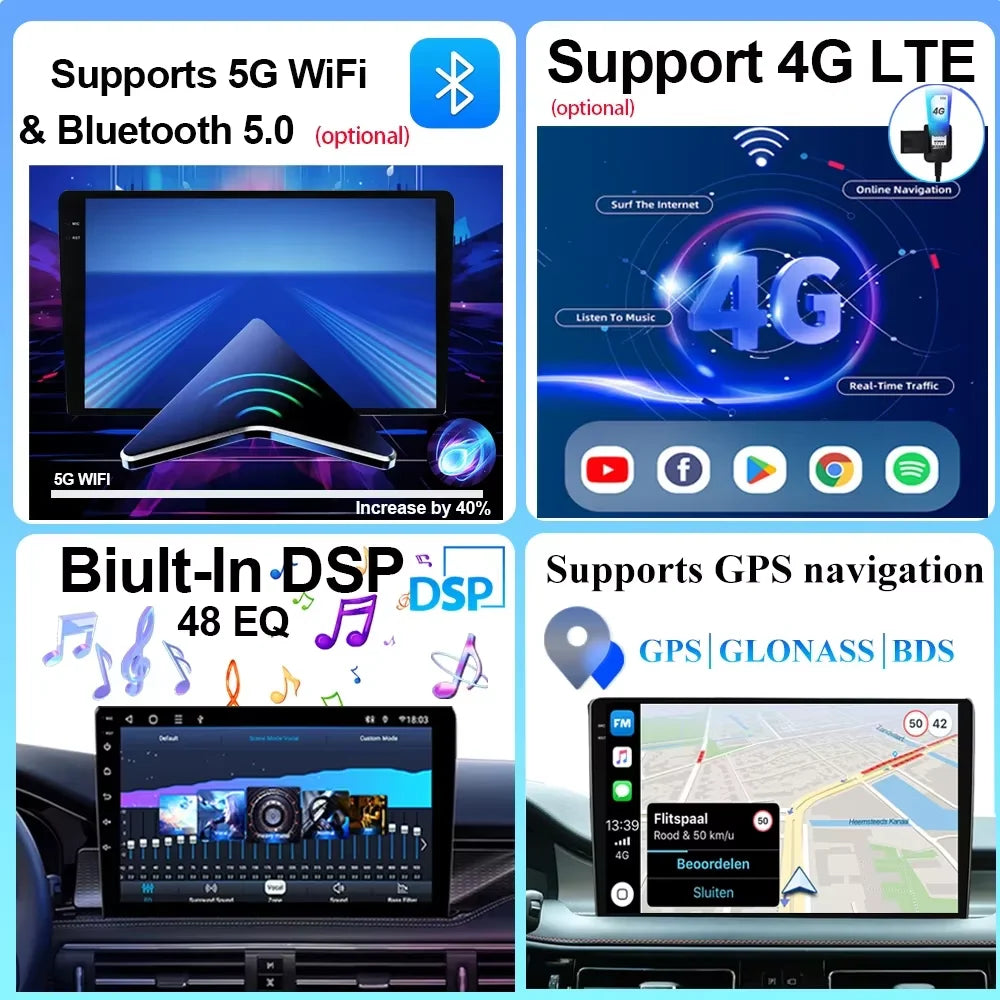 Android 15 9.7 Screen For Hummer H2 2002-2007 Car Android Auto Radio Stereo Carplay GPS Na
