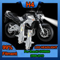 1/2PCS H4 Motorcycle Headlight Bulb Mini Size 1:1 Original Design For Suzuki GSR600 2006-2