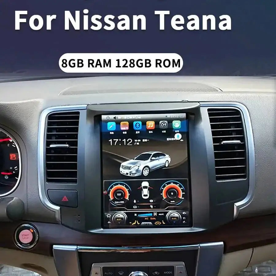 256GB Android 15 Multimedia Video Player For Nissan Teana J32 2008 - 2013 Car Radio Naviga | AUTOKITSHOP