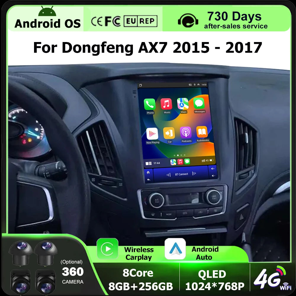 Android 16 Auto For Dongfeng AX7 2015 - 2017 Car Radio GPS Multimedia Video Player Stereo