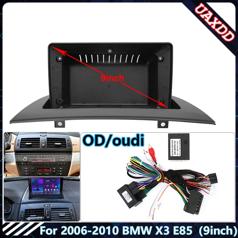 For 2006-2010 BMW X3 E85 9 inch Car Radio Android DVD Stereo Audio Screen Multimedia Video