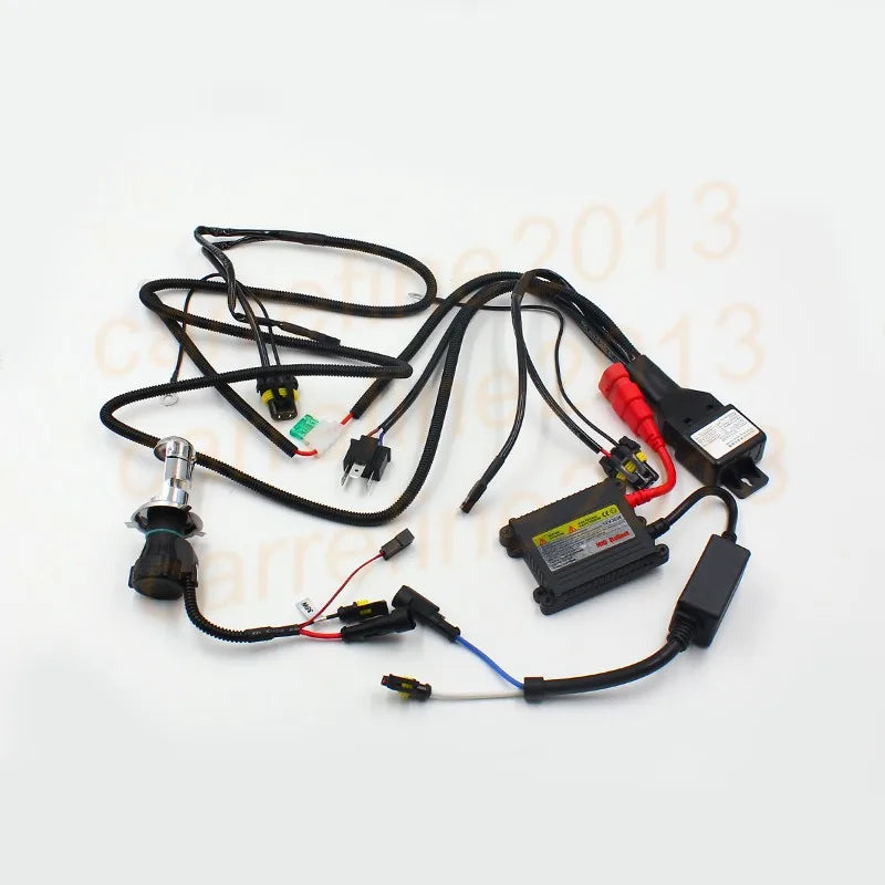 Rockeybright H4 9003 HB2 bi-xenon controller Relay H13 hid cable H4 9004 9007 Headlight Re