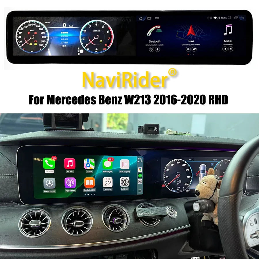 Android 15Touch Screen For Mercedes Benz W213 2016-2019 RHD Car Radio Stereo Multimedia Vi | AUTOKITSHOP