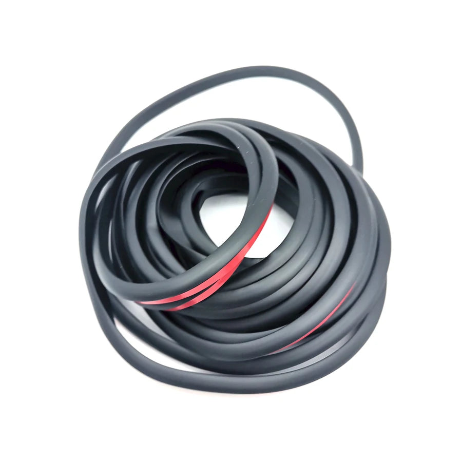16 FT Slant T-type Rubber Car Seal Strip Filler Side Skirt Headlight Bumper Seal