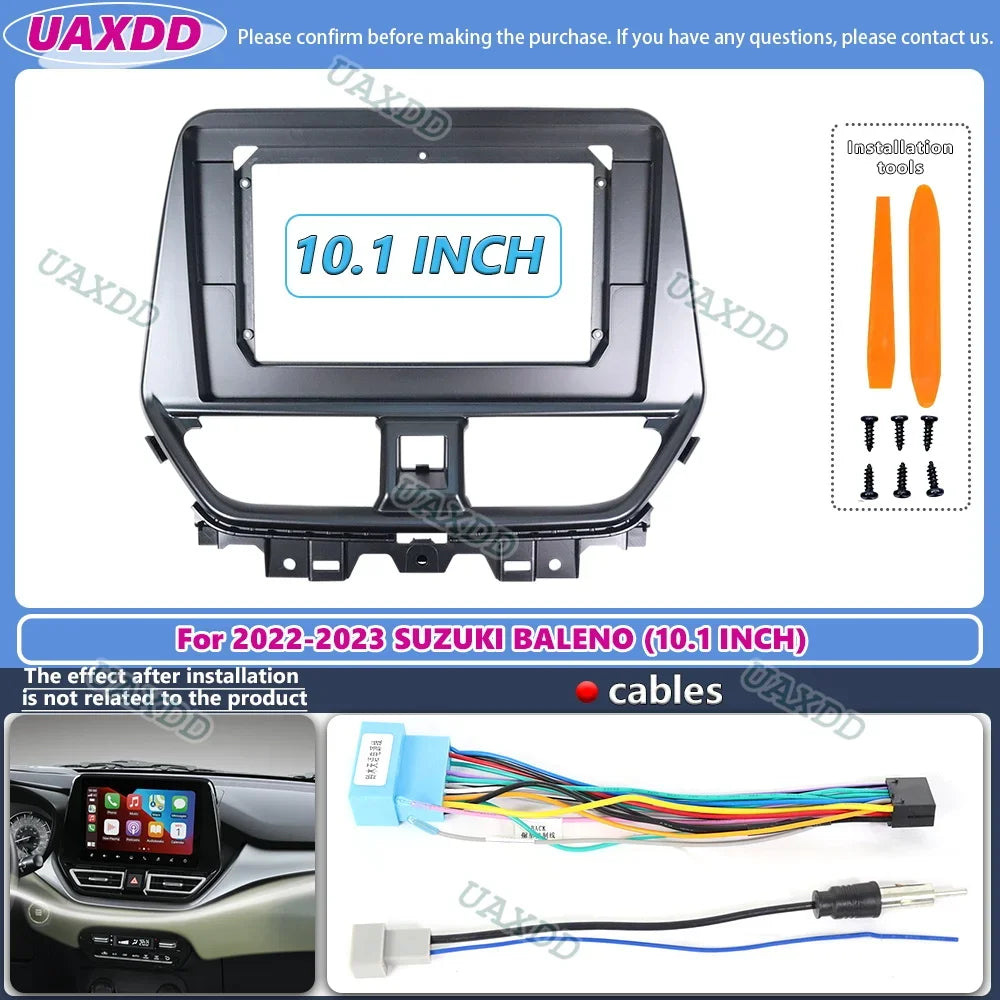 10.1INCH Radio Fascia For SUZUKI BALENO 2022-2023 Stereo Installation Surround Panel Playe