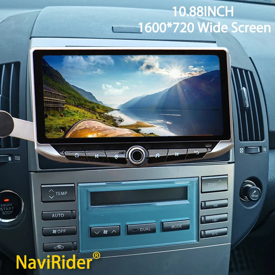 10.88" Android Qled Screen For Toyota Corolla Verso 2004-2010 Mobile Charging holder GPS M