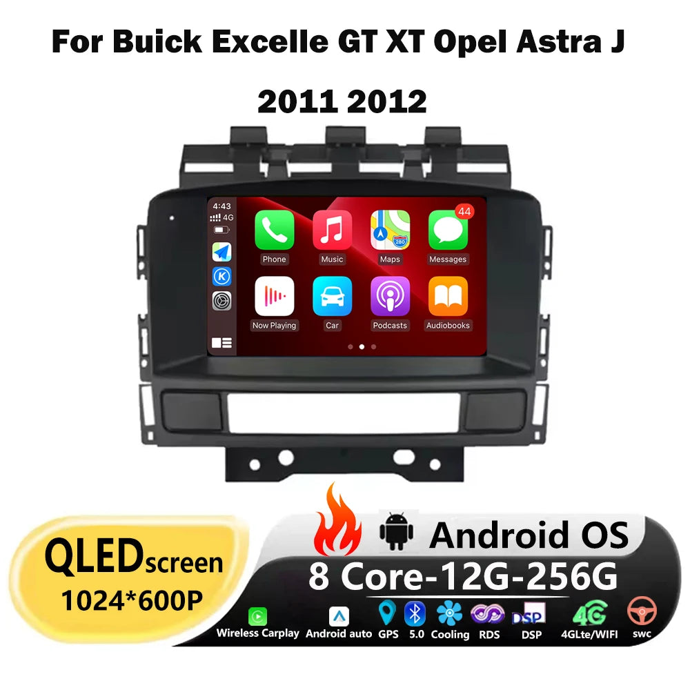7'' For Buick Excelle GT XT Opel Astra J 2011 2012 Car Radio GPS Navigation Multimedia Vid