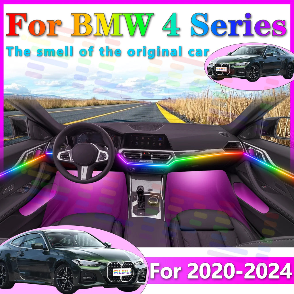 RGB - Ambient Light - for BMW F32 - Car Interior Lighting | AUTOKITSHOP