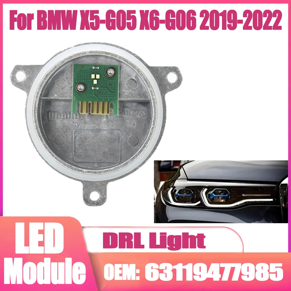 LED Source Module 63119477985 DRL Headlight Module Control Unit Day Light White Color For