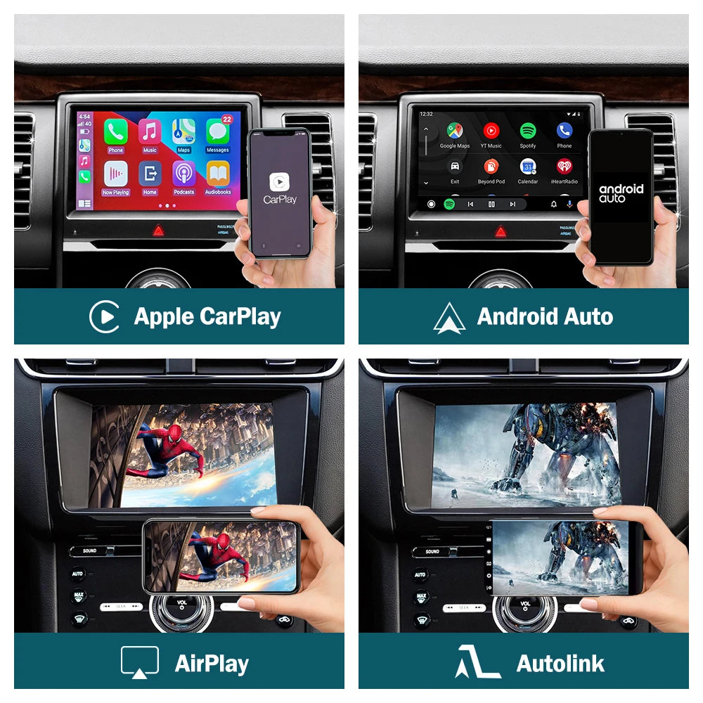 RoadTop for Ford Flex Taurus Module Wireless CarPlay with Android Auto Mirror Link AirPlay