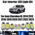 16-Piece LED Interior Light Kit for Jeep 2014-2016 - Canbus Error-Free Interior Bulbs