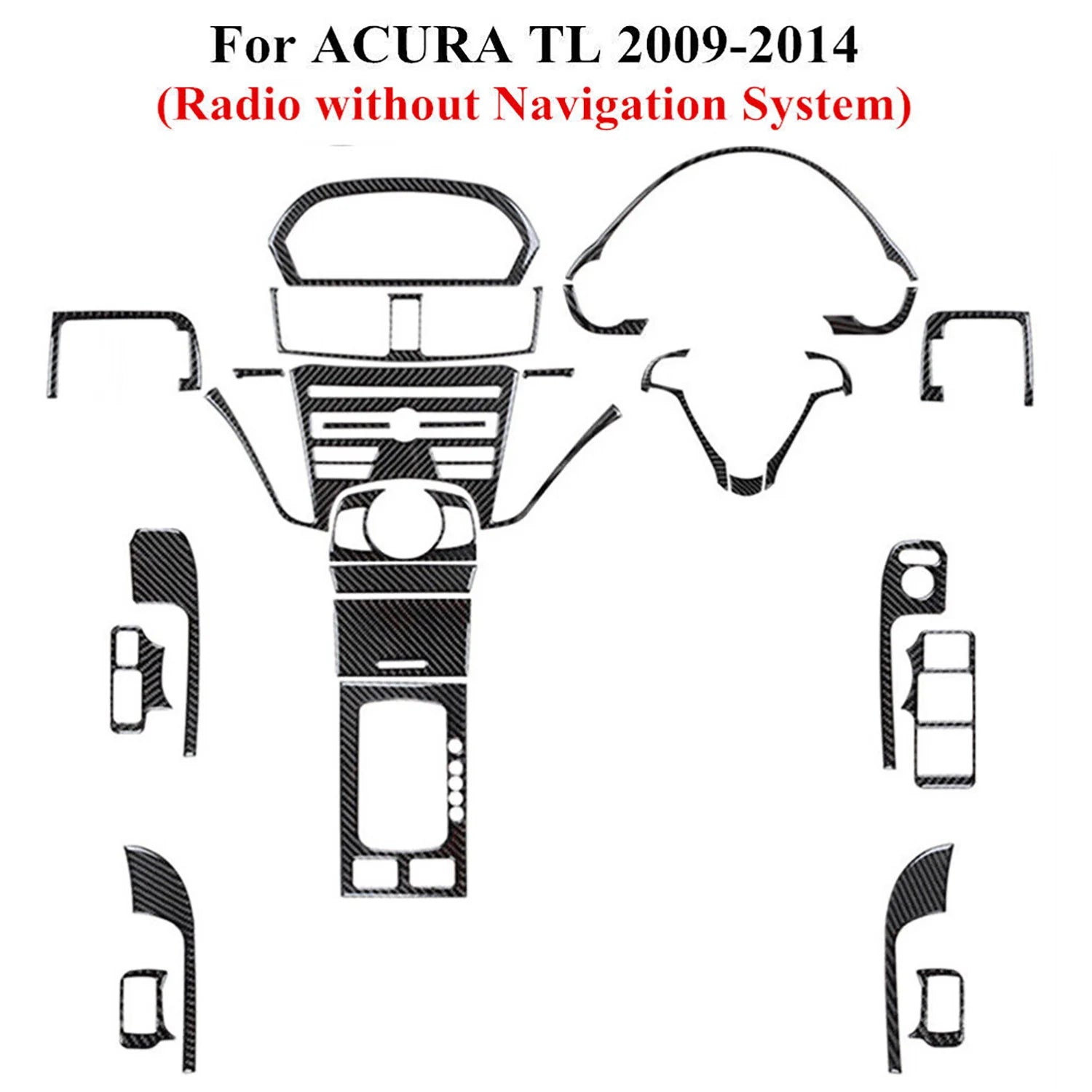 27-Piece LED Interior Light Kit for Acura 2009-2014 - Canbus Error-Free Interior Bulbs
