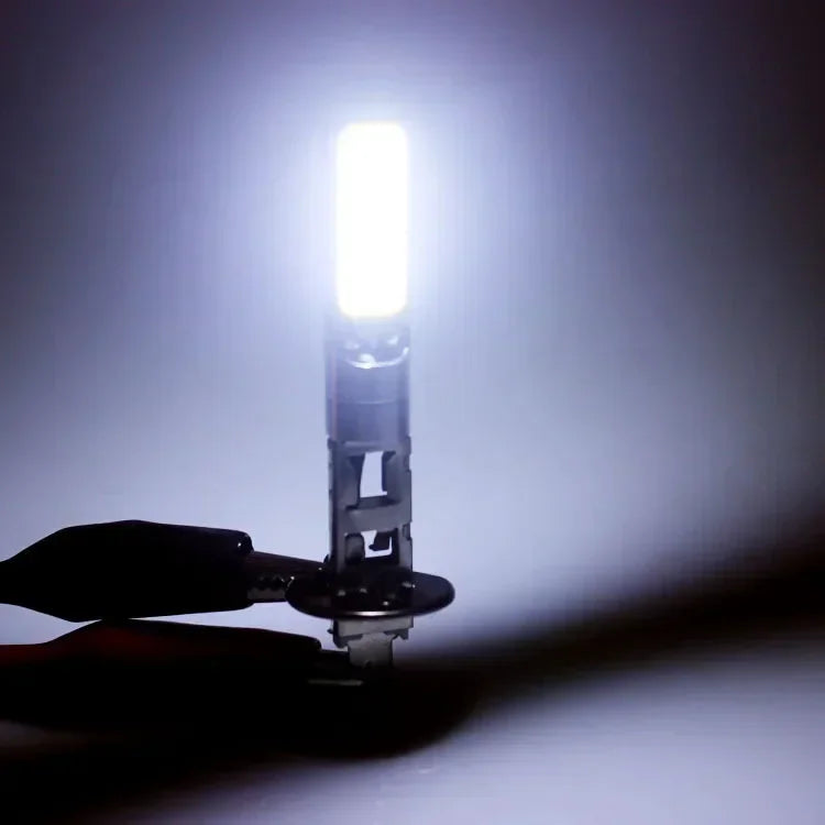H1 H3 880 881 Car Fog Light Headlight COB LED Headlight Hi/Lo Beam Bulbs Driving Lamps Day