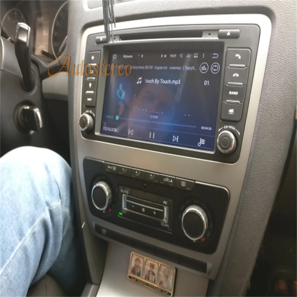 Android 14 Wireless Carplay Car DVD Player GPS Navigation For Skoda Octavia 2008-2013 Auto