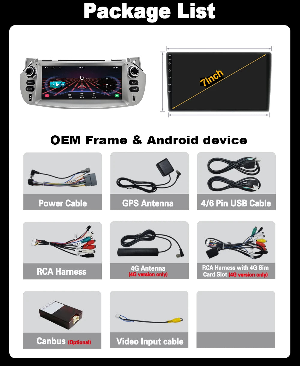 Android16 For Suzuki Alto Nissan Pixo 2009 - 2016 Wireless CarPlay 4G+WiFi Car Stereo with