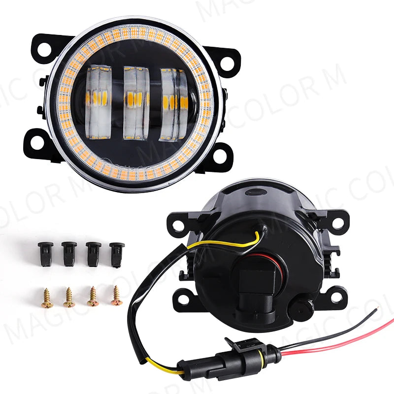 Angel Eye Fog Light For Ford Focus Fusion Fiesta Ranger C-Max Transit Tourneo EcoSport Edg | AUTOKITSHOP