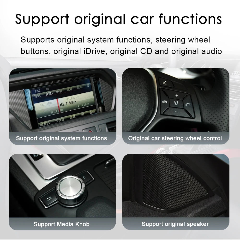 10.25INCH Android 14 Car Radio For Mercedes Benz E-Class A207 W207 C207 NTG 4.0 4.5 Autora