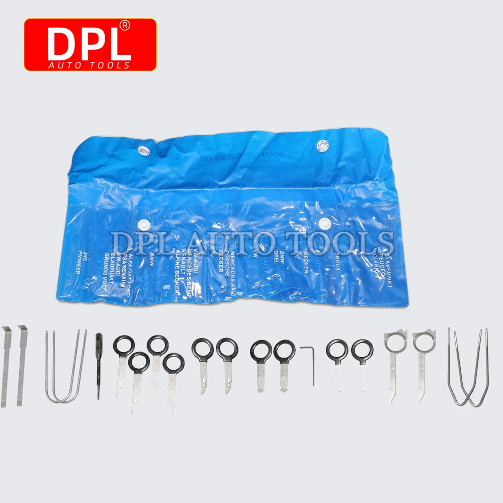 2025 New 20 Pcs Car Speaker Disassembly Tool Set Auto Stereo Removal Radio Keys Remove - Automotive LED Light