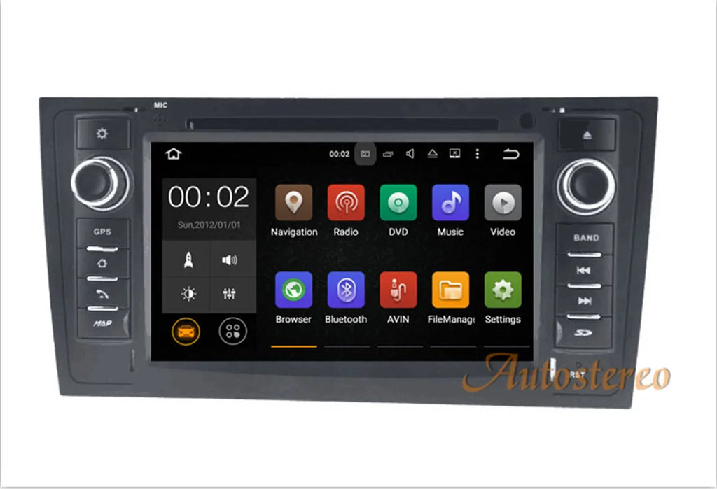 Carplay Android 14 For Audi A6 1997-2004 Auto Stereo Car Radio GPS Navigation Multimedia P