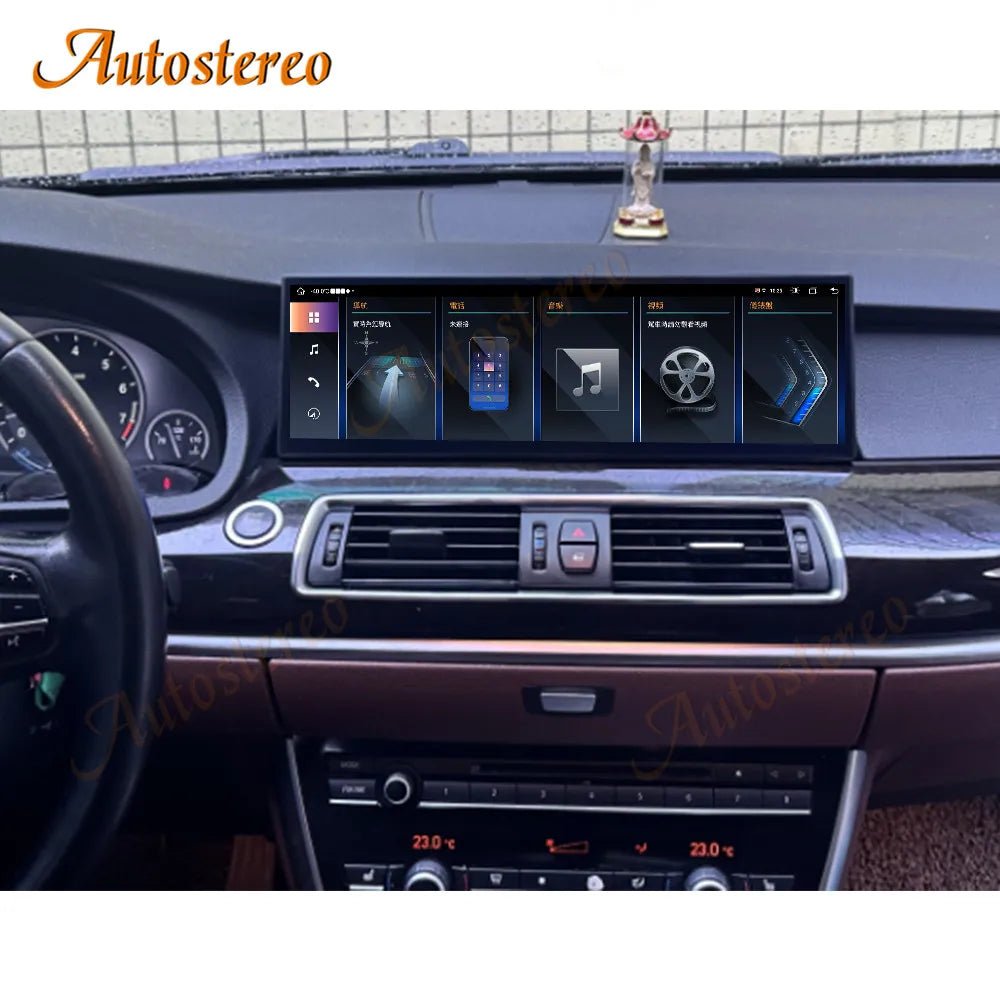 ID8 14.9 Inch Android 14 Screen Carplay For BMW 5GT Series F07 2009-2017 Car Multimedia Pl