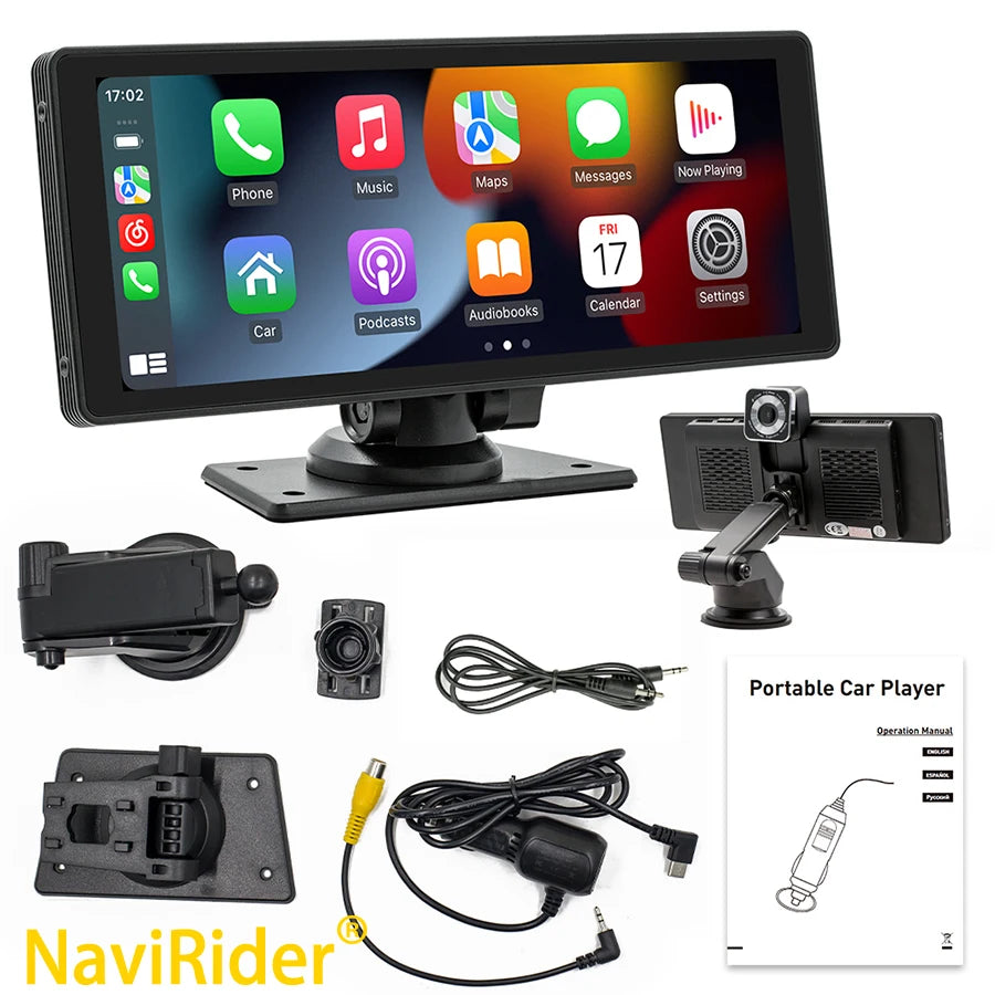 10.26inch Android Auto CarPlay Car Radio WiFi GPS FM HD Dvr Bluetooth Multimedia Touch Scr