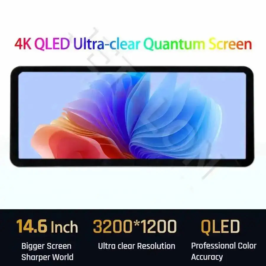 Player for Mercedes Benz C Class GLC X253 W205 2016-2019 14.6inch QLED Car Radio Android M | AUTOKITSHOP