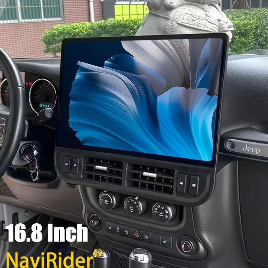 16.8" Android Screen Car Radio For Jeep Wrangler 2011-2017 Multimedia Video Player Stereo  | AUTOKITSHOP