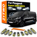 ZITWO 13Pcs Canbus No Error LED Bulb Interior Map Dome Reading Light Kit For Peu for Peugeot 2007-2018 - Canbus LED Car