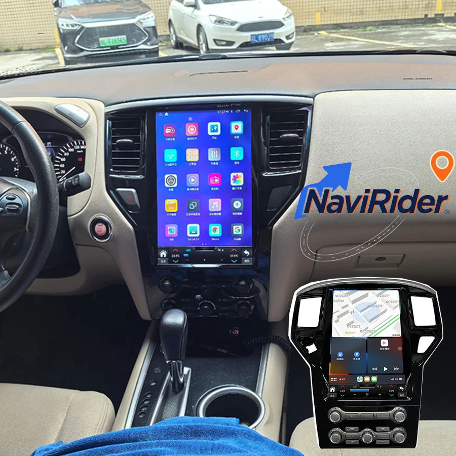13.3inch Car Radio Multimedia Player For Nissan Touareg Pathfinder 2012-2019 Android Auto  | AUTOKITSHOP