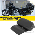 Motorcycle Chopped Razor Tour Pack Backrest Pad Trunk Backrest Pads Backrest Pad For Harley Tour - Automotive LED Light