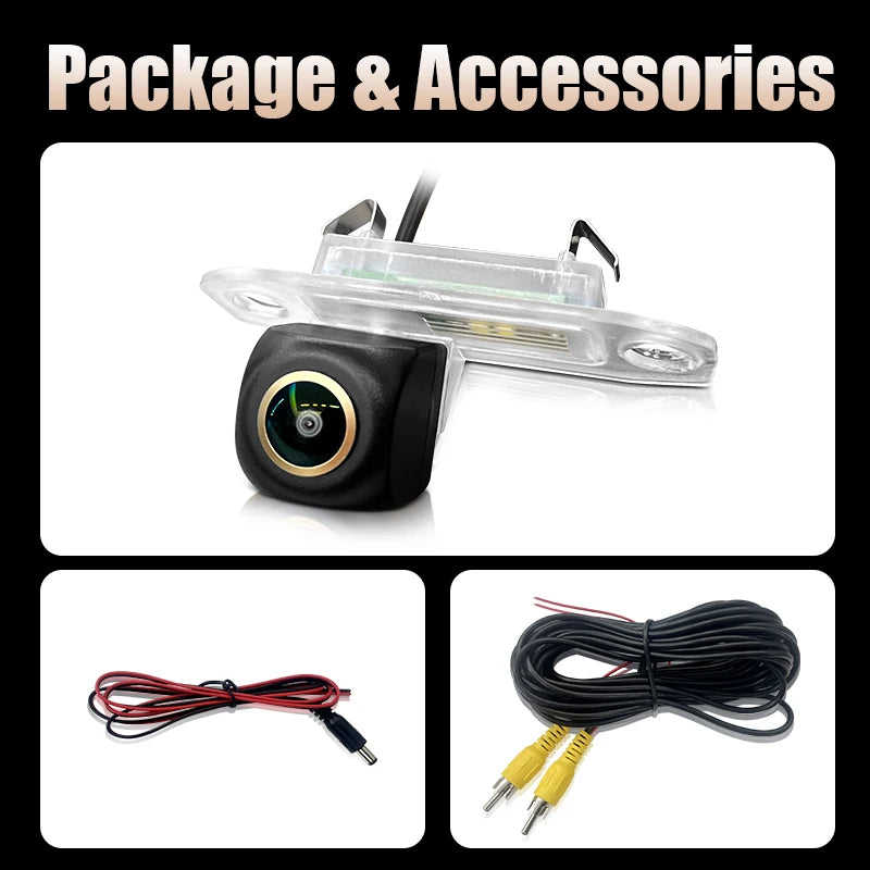 170 ° HD Reversing Rear View Camera For Volvo XC60 XC70 V50 V60 V70 S90 Parking Line Mirro