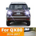 2-Piece LED Interior Light Kit for Infiniti QX50 QX56 QX60 QX70 QX80 Accessories 2004-2019 - Canbus Dome Map Door Tru...