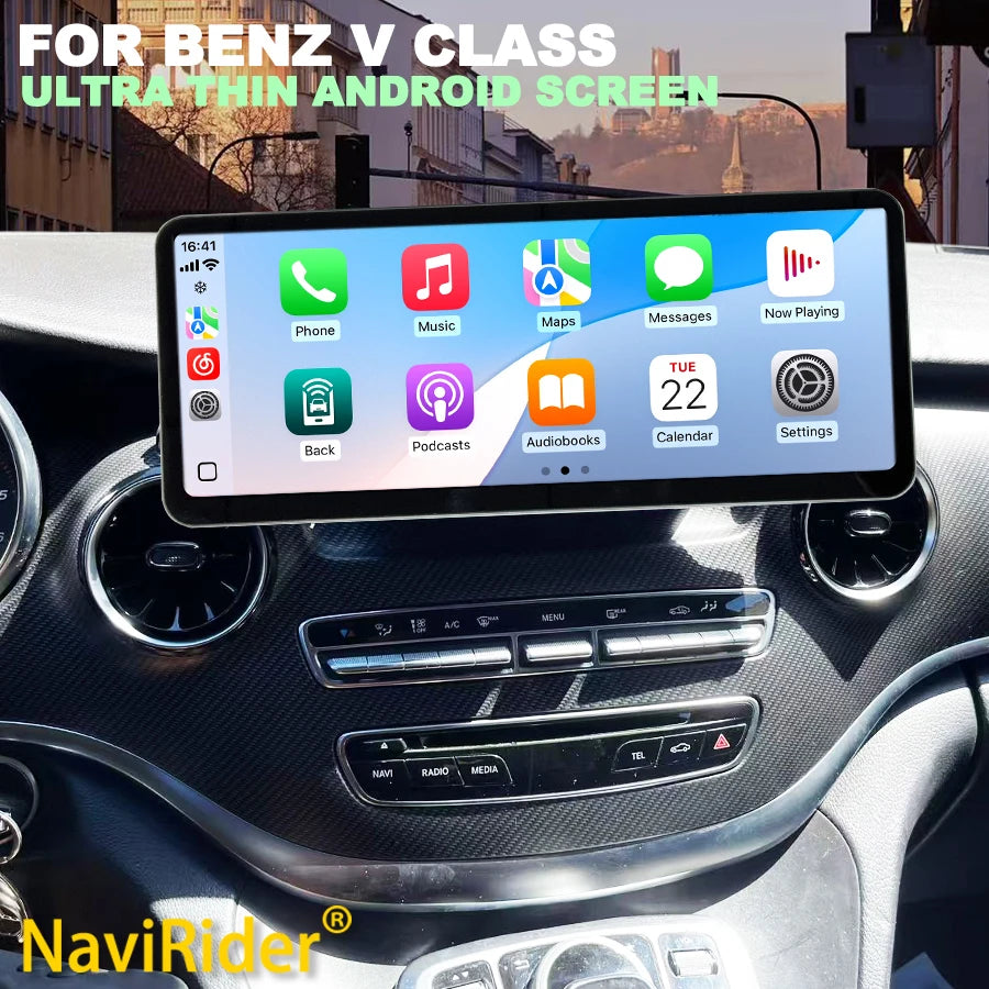14.6" Android Auto Radio For Benz V Class V250 V260 W447 2016-2022 Stereo Multimedia Video