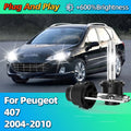 35W D2S 6000K D3S Xenon HID Headlight Replacement Bulb For Peugeot 407 2004 2005 2006 2007