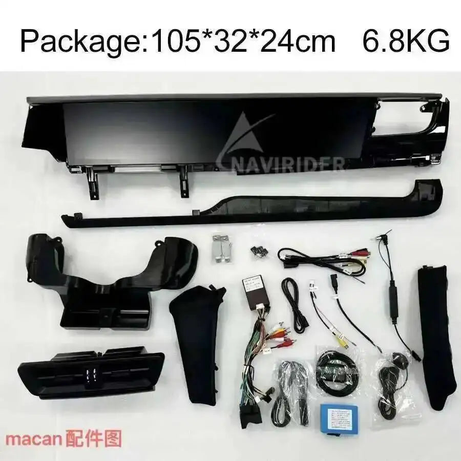 For Porsche Macan 2014-2017 Auto Stereo Carplay Car GPS Navigation Radio Multimedia Video