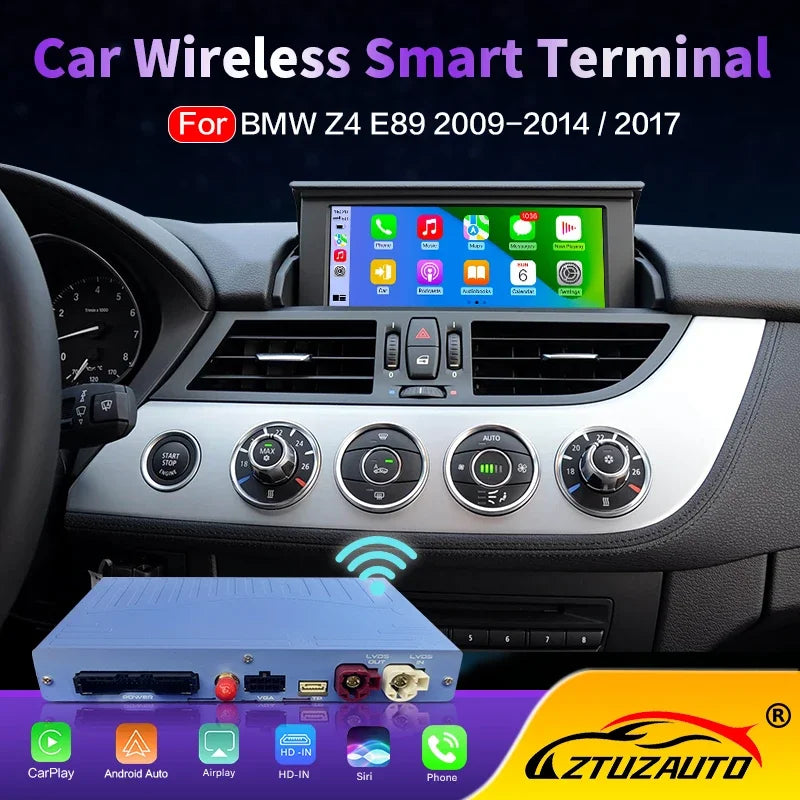 Wireless CarPlay for BMW Z4 E89 2009-2018 ,with Android Auto Mirror Link AirPlay Car Play