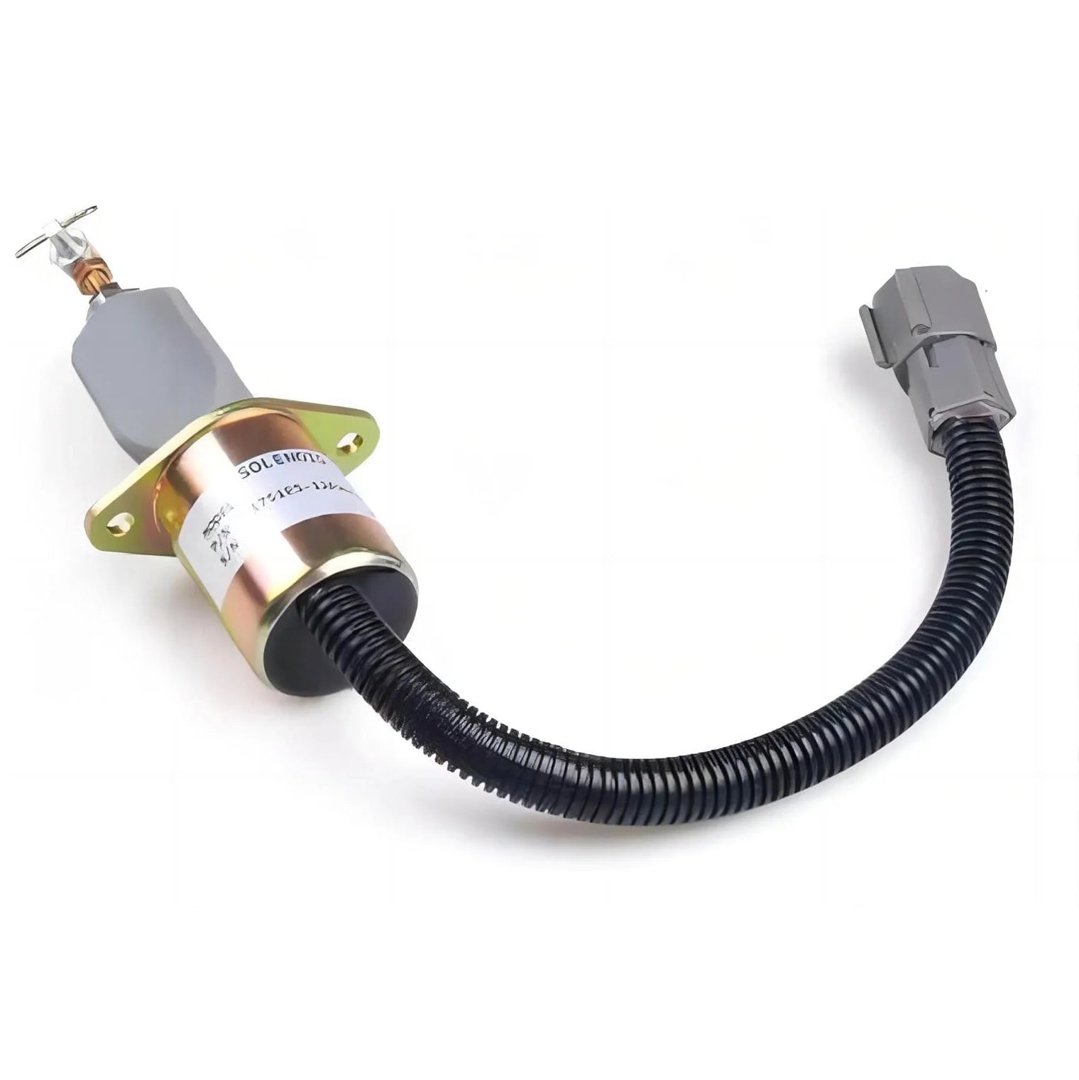 Stop Solenoid Valve 1751ES-12A3UC12B1S SA-4673-S 129953-77811 For Hyundai R60-5 Excavator