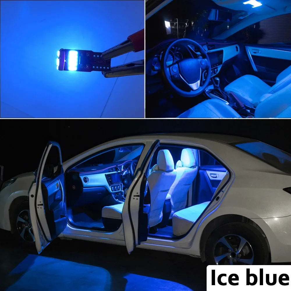 LED Interior Light Kit for Audi A6 S6 RS6 C5 C6 C7 4B 4F 4G Sedan Avant LED Interior Map Dome Trunk Door Light Kit Si...