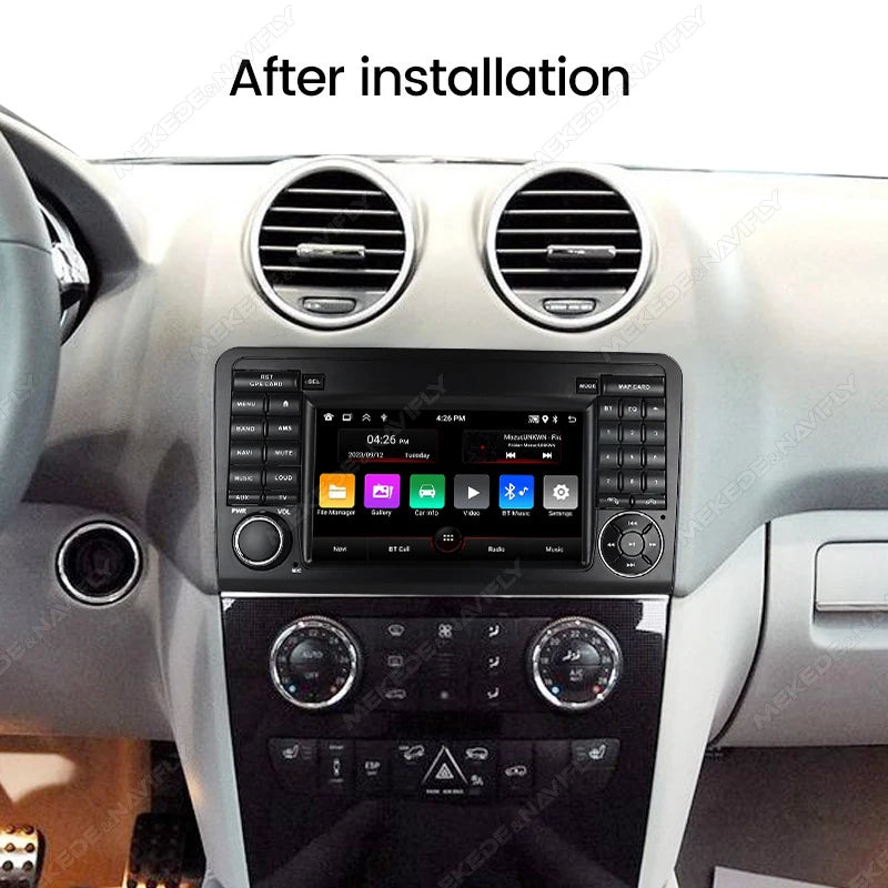 7inch Android 15 Car Radio For Mercedes Benz ML W164 X164 ML350 ML300 GL500 ML320 ML280 GL