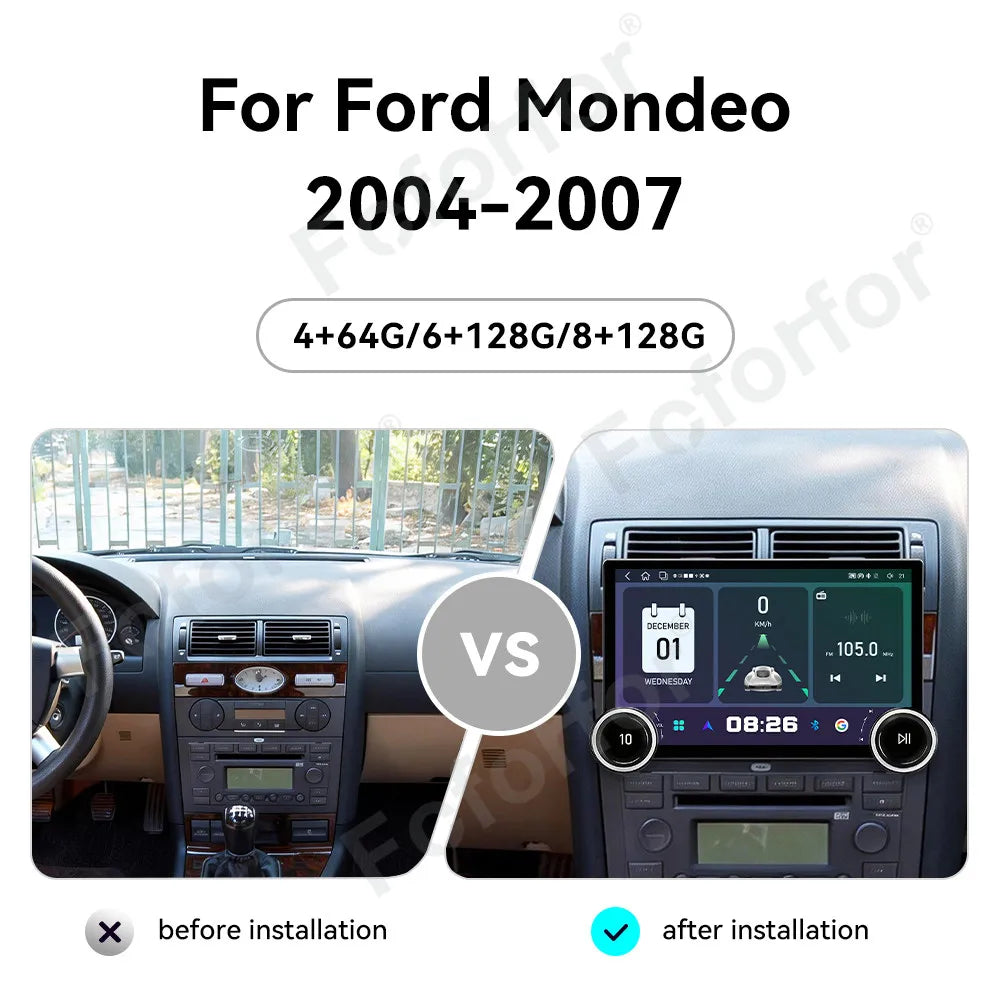 11.5 Inch Android 15 Premium Upgraded HD Touch Screen Wireless CarPlay GPS Navigation Ster