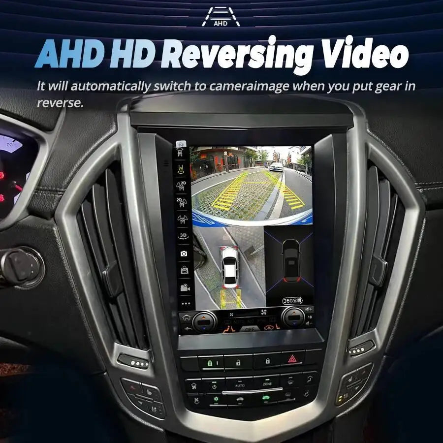 Android 15 GPS For Cadillac SRX 2009-2012 4G 10.4inch Navigation Video Player Carplay Andr