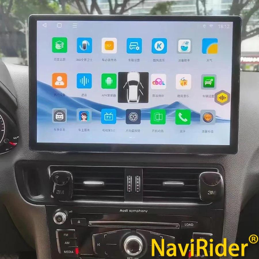For AUDI A4 S4 B8 2013 2014 Stereo GPS Android 13 Car Multimedia Video Player Navigation W