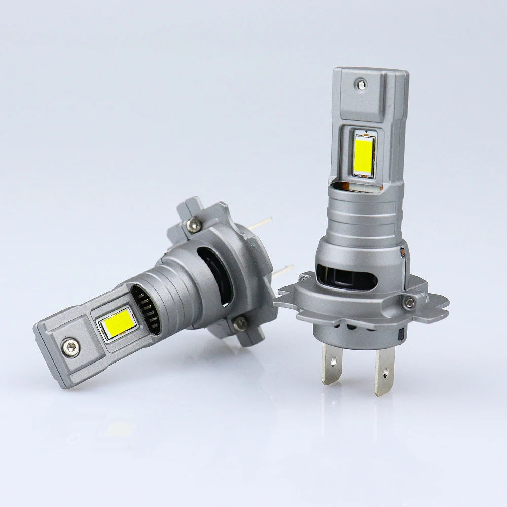 H7 LED Headlight CANBUS 30000LM 7035 CSP Chips 1:1 MINI Size Plug and Play Auto Lamp 6000K Wireless Turbo Fog Light With Fan